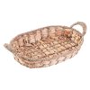 Vintiquewise Seagrass Fruit Bread Basket Tray with Handles, Small QI003546.S